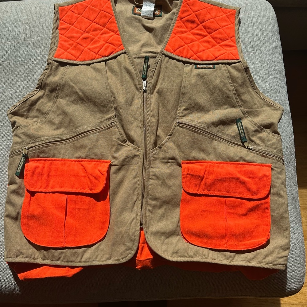 Remington Tan and Orange Outdoor Vest